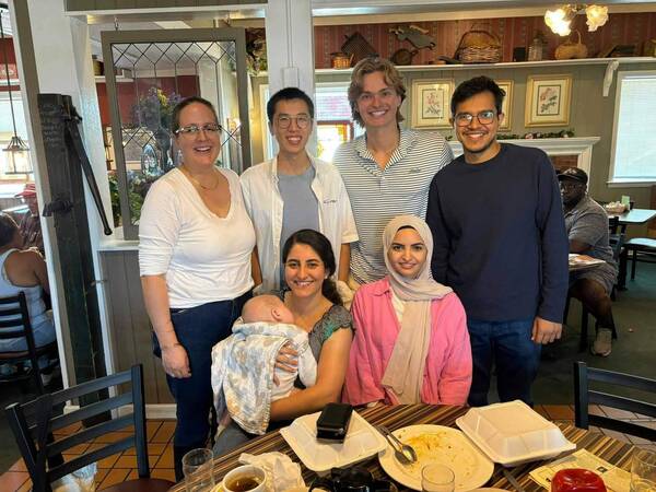 Welcoming new graduate students Masah and Eshan