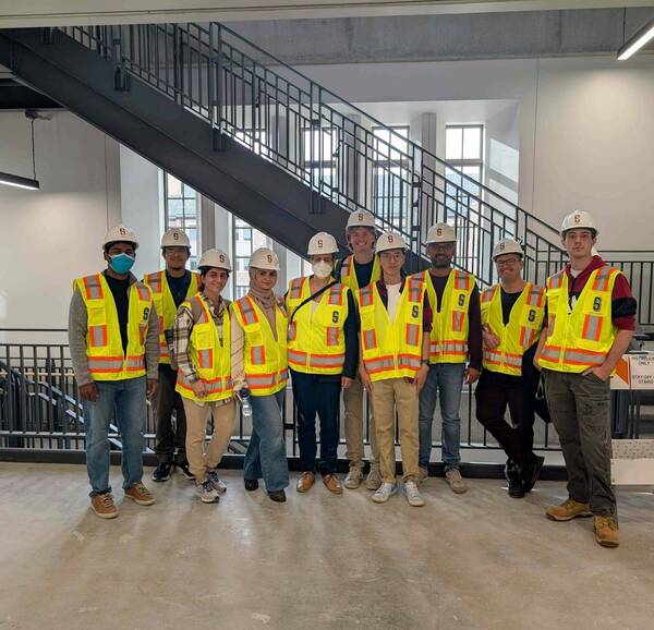 Touring new lab space